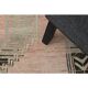 1970s Turkish Oushak Handmade Wool Cotton Orange Runner Rug 116x322