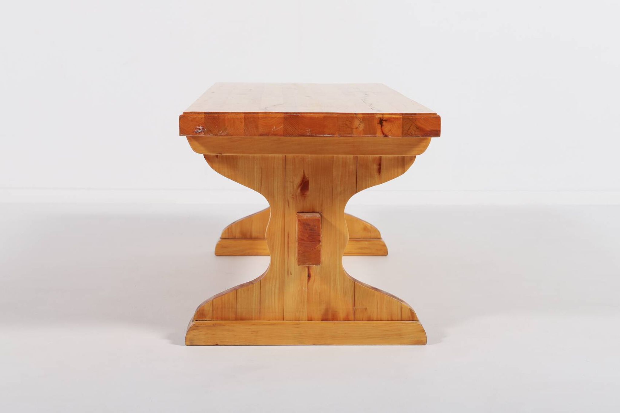 Petite table basse en pin massif des années 1980, Suède