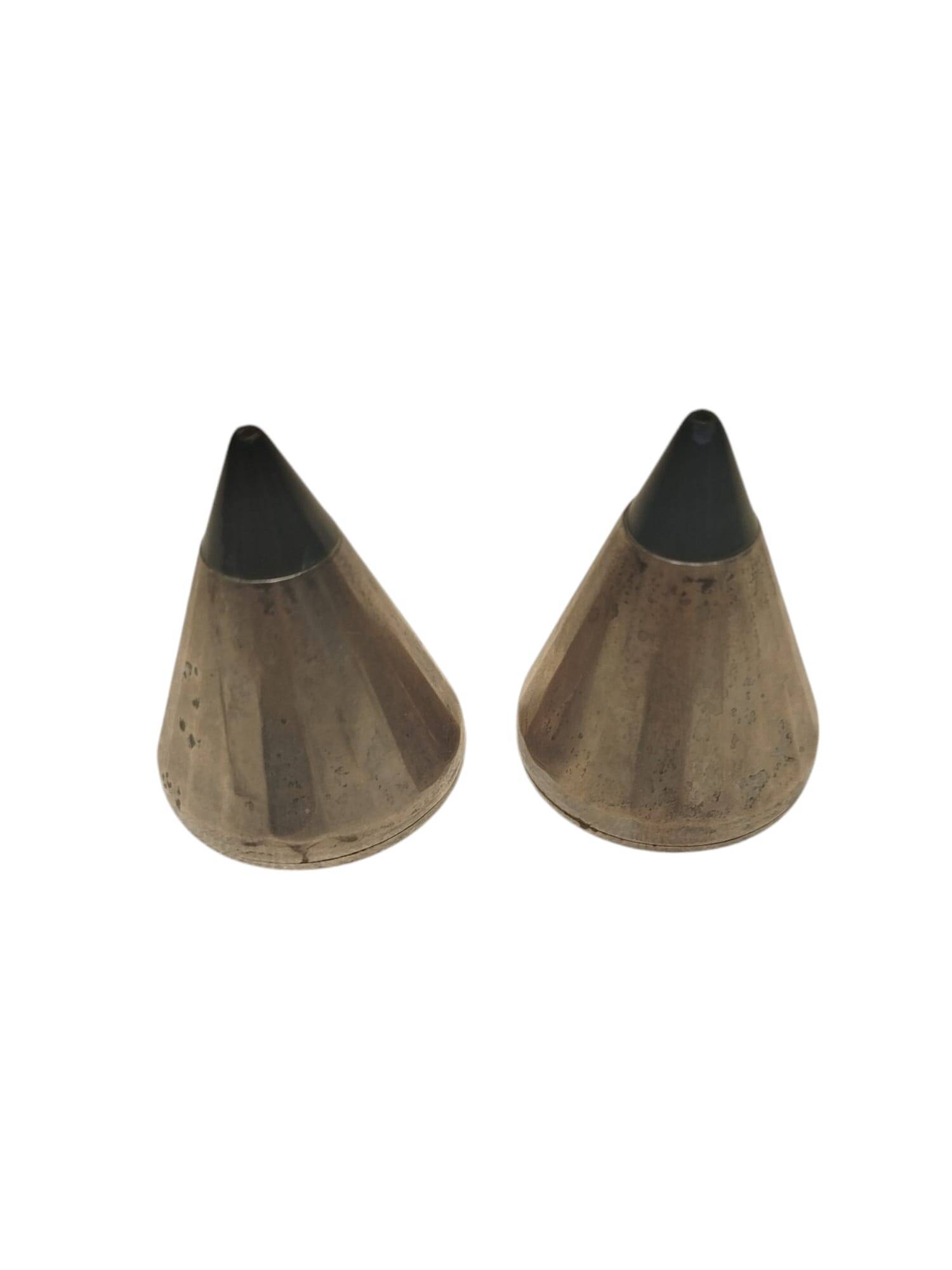 Silver salt and pepper shakers