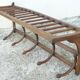 Shelf coat rack vintage hat holder 1940-50