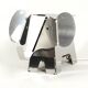80s heavy metal chrome elephant floor lamp as side table Postmodern design