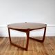 Scandinavian vintage teak coffee table Peter Hvidt and Orla Mølgaard, 1960s