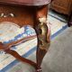 Rococo-style secretary. Solid oak, hand-painted. France. 18th century.