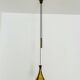 Adjustable Brass Pendant Lamp with Counterweight