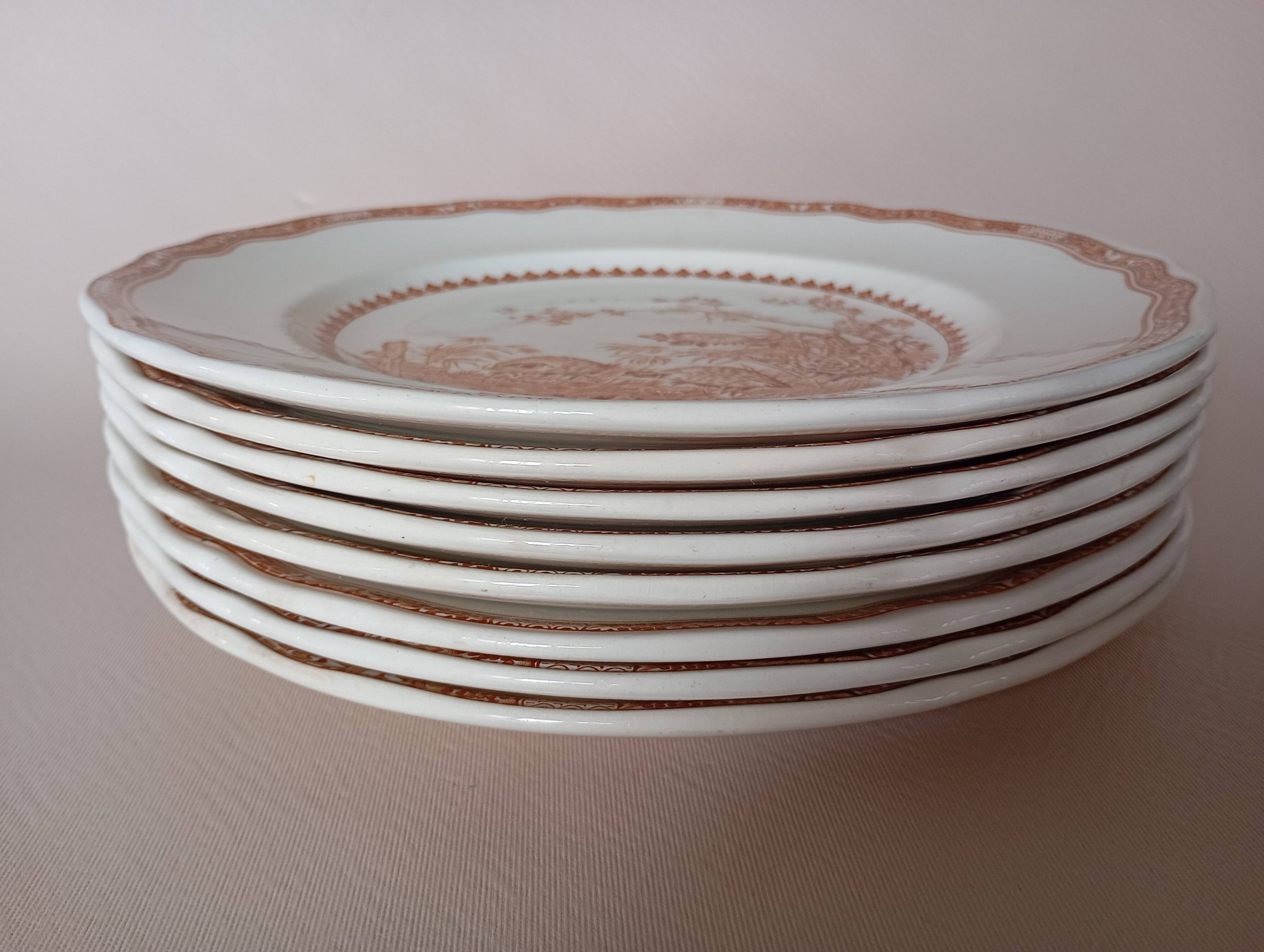 English flat plates by Furnivals "Quail"