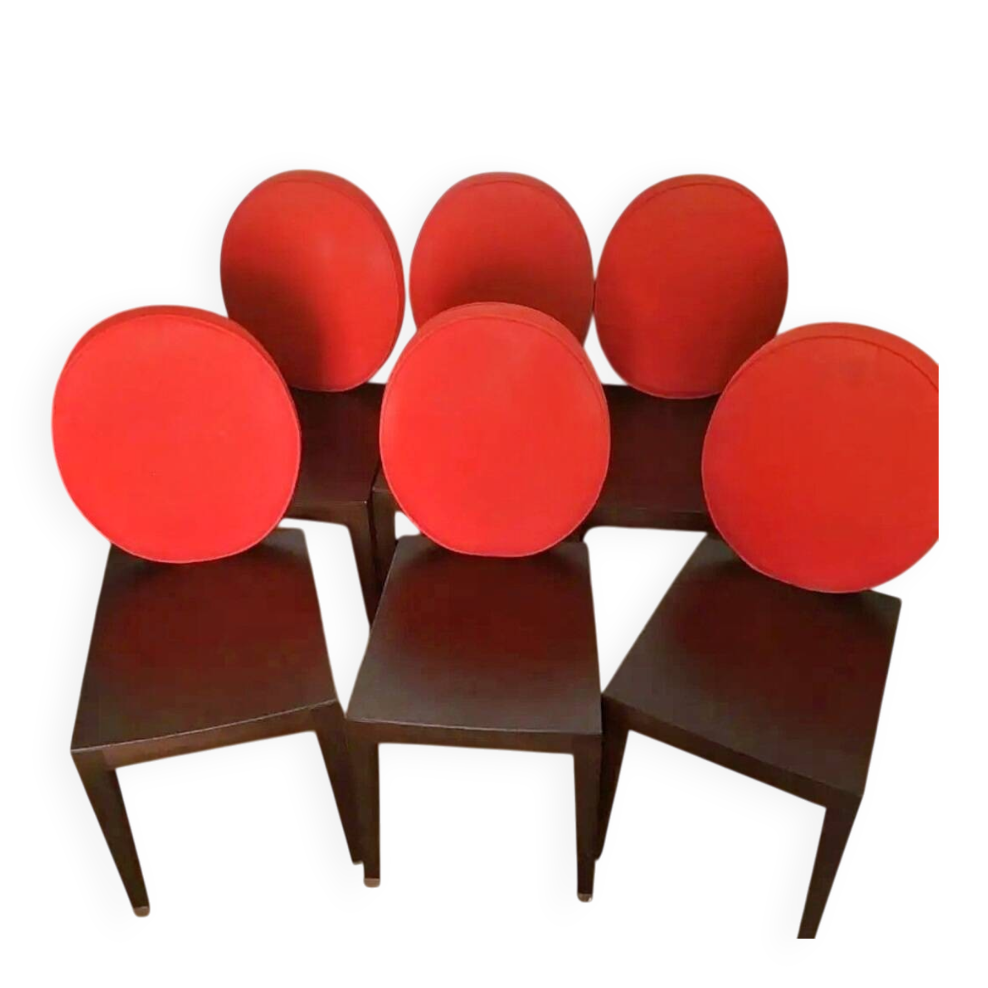 6 "Valentine" chairs – Jean-Charles de Castelbajac Ligne Roset