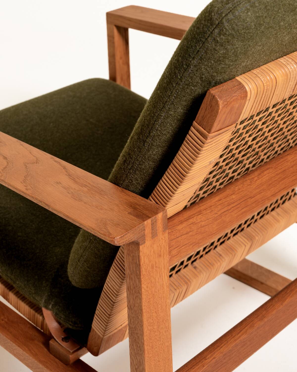 Pair of “Medestolen” armchairs by Børge Mogensen for Fredericia, 1956-57