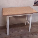 Table d’appoint 90,8x50,8cm pieds compas vintage