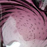Purple murano glass ashtray