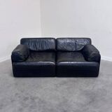 Canapé / lit de jour vintage des années 1980 dans le style de De Sede DS76