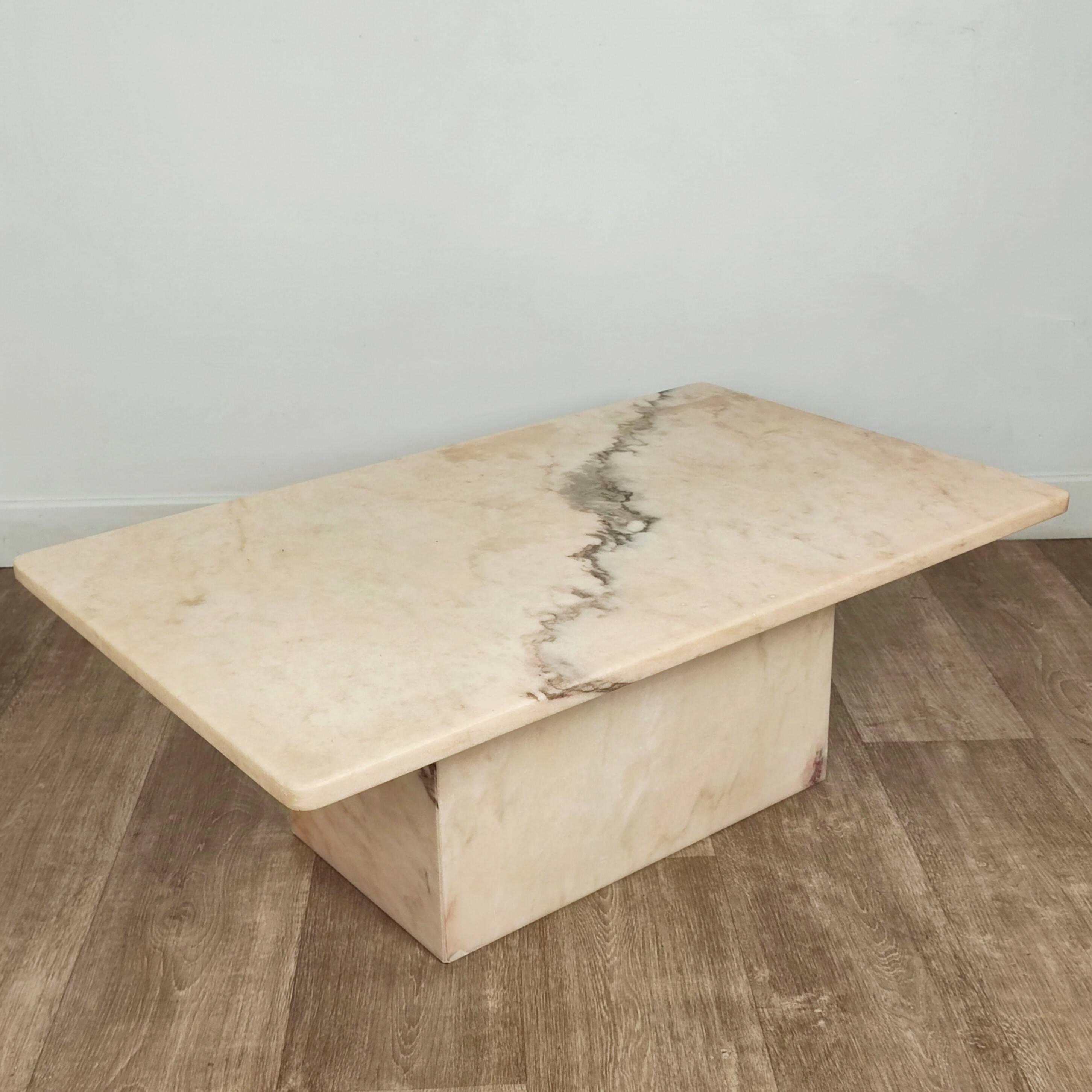Marble coffee table