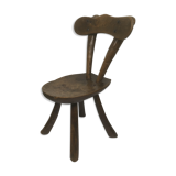 Brutalist low chair