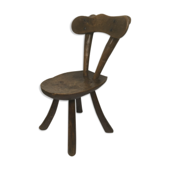 Brutalist low chair