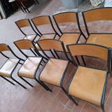 8 school chairs