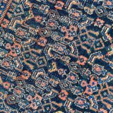 Tapis ancien persan d’orient senneh fait main 102x139 cm