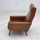 1970s, Danish highback armchair by Vejen Polstermøbelfabrik, original.