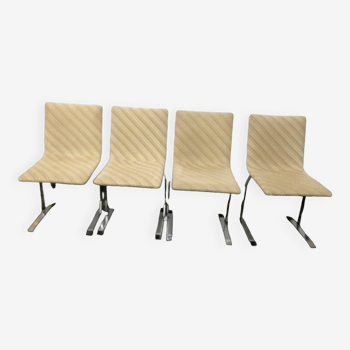 4 chaises Giovanni Offredi pour SAPORITI