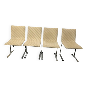 4 chaises Giovanni Offredi pour SAPORITI