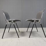 Vintage Dsc 106 Side Chairs By Giancarlo Piretti For Castelli, Set Of 6