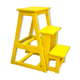 Yellow stepladder
