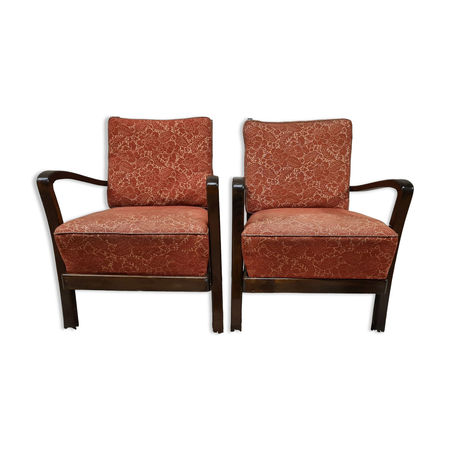 Pair of vintage armchairs year 1950
