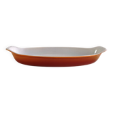 Enamelled cast iron baking dish of the Le Creuset type