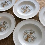 6 soup plates from Bavaria Germany in very good condition