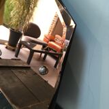 Art deco bevelled mirror  75x54cm