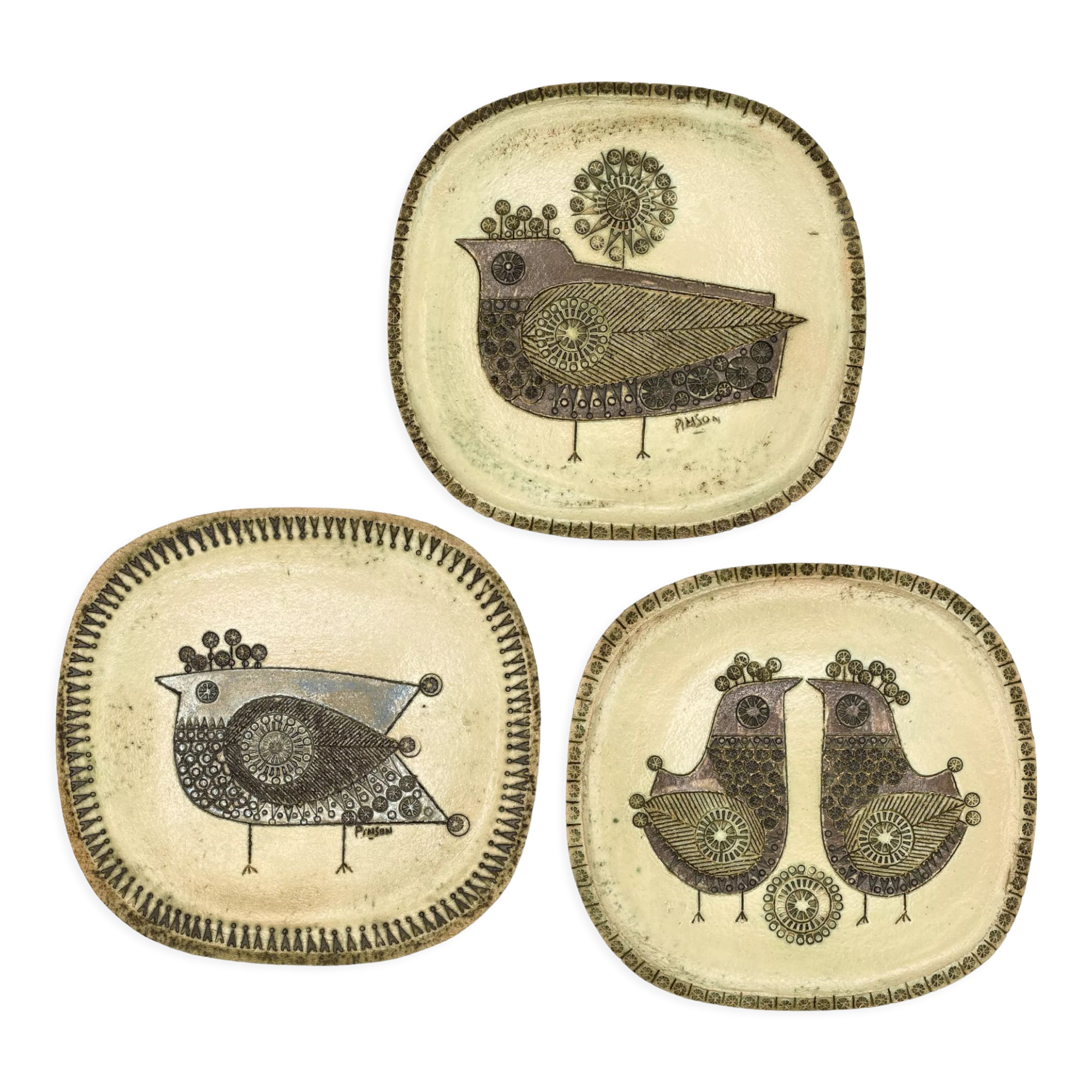 Céramiques Charles Emile Pinson Selency