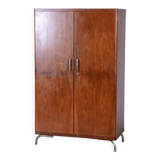 Walnut Bauhaus Wardrobe Made in Czechia by Robert Slezak, 1930-1939