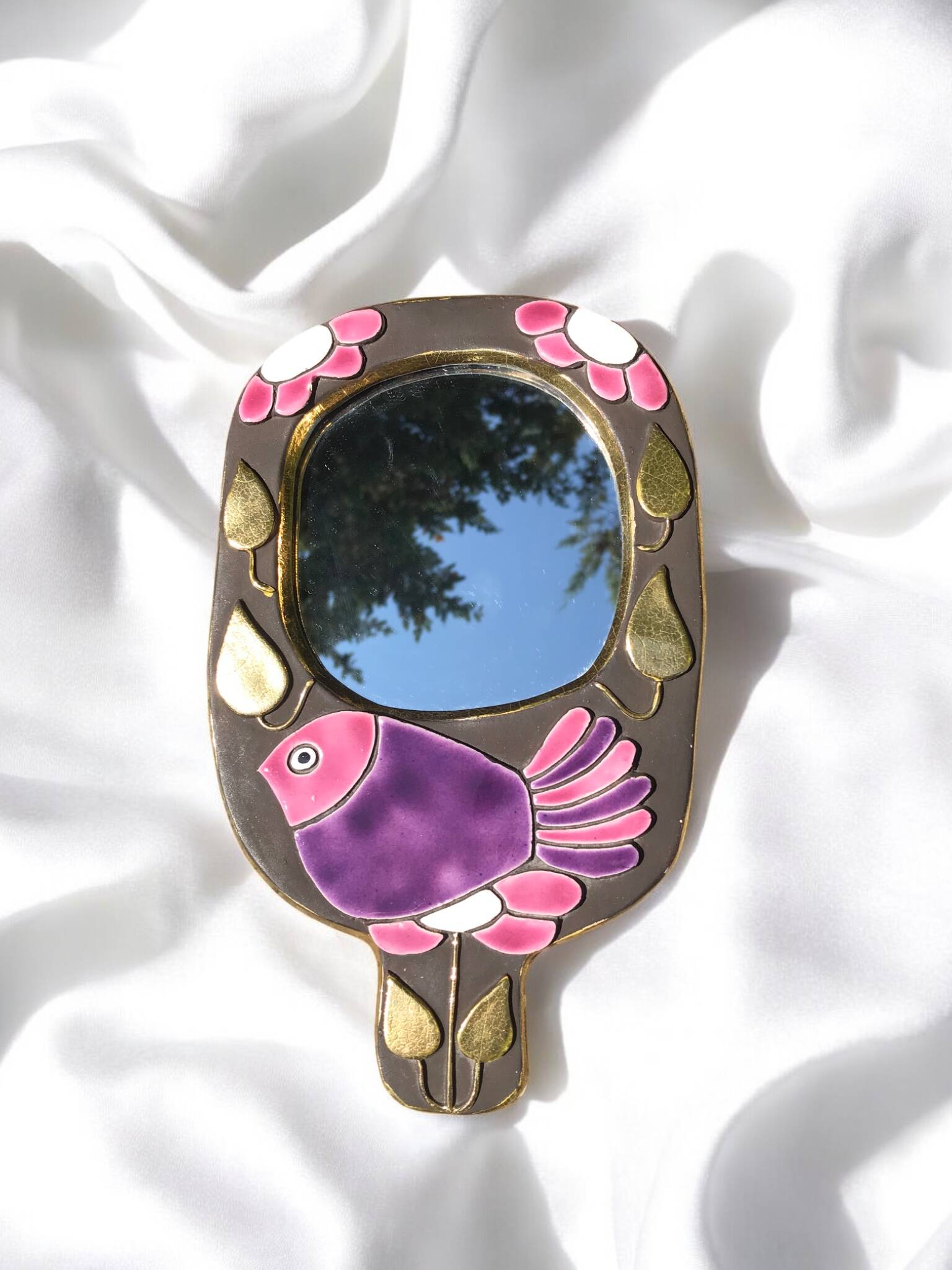 Mithé Espelt Mirror – Glazed Earthenware