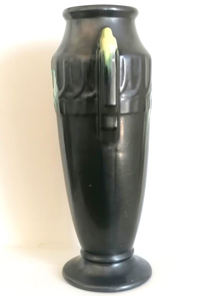 Art deco vase earthenware airain thulin