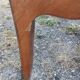 Curved commode in rosewood, Louis XV style.
