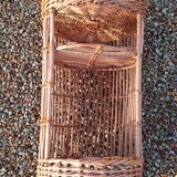 Vintage bottle holder basket
