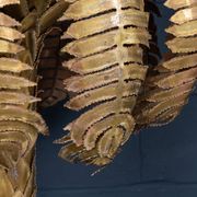 20thC FRENCH PALM TREE FLOOR LAMP, CHRISTIAN TECHOUEYRES FOR MAISON JANSEN