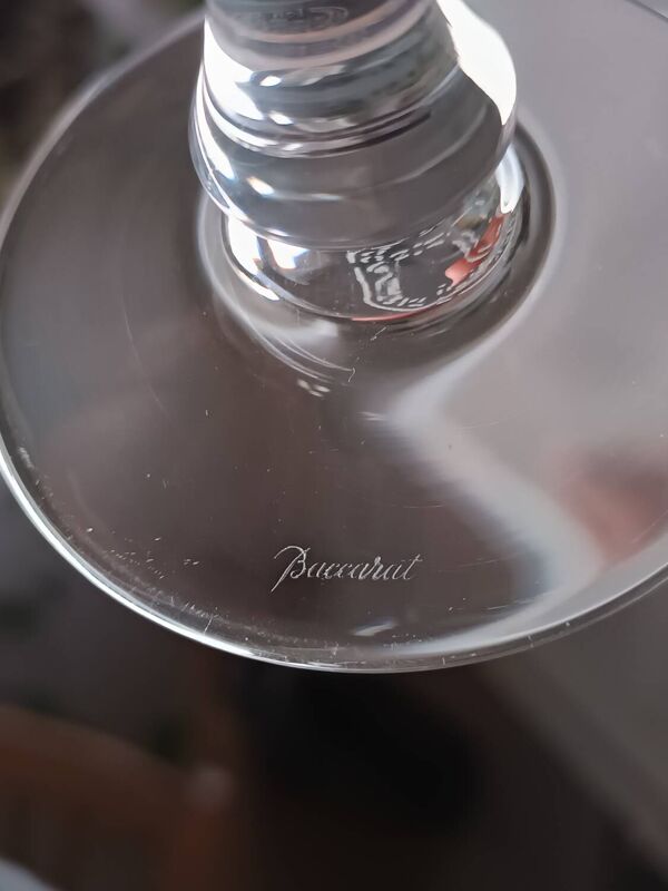 5 verres Baccarat