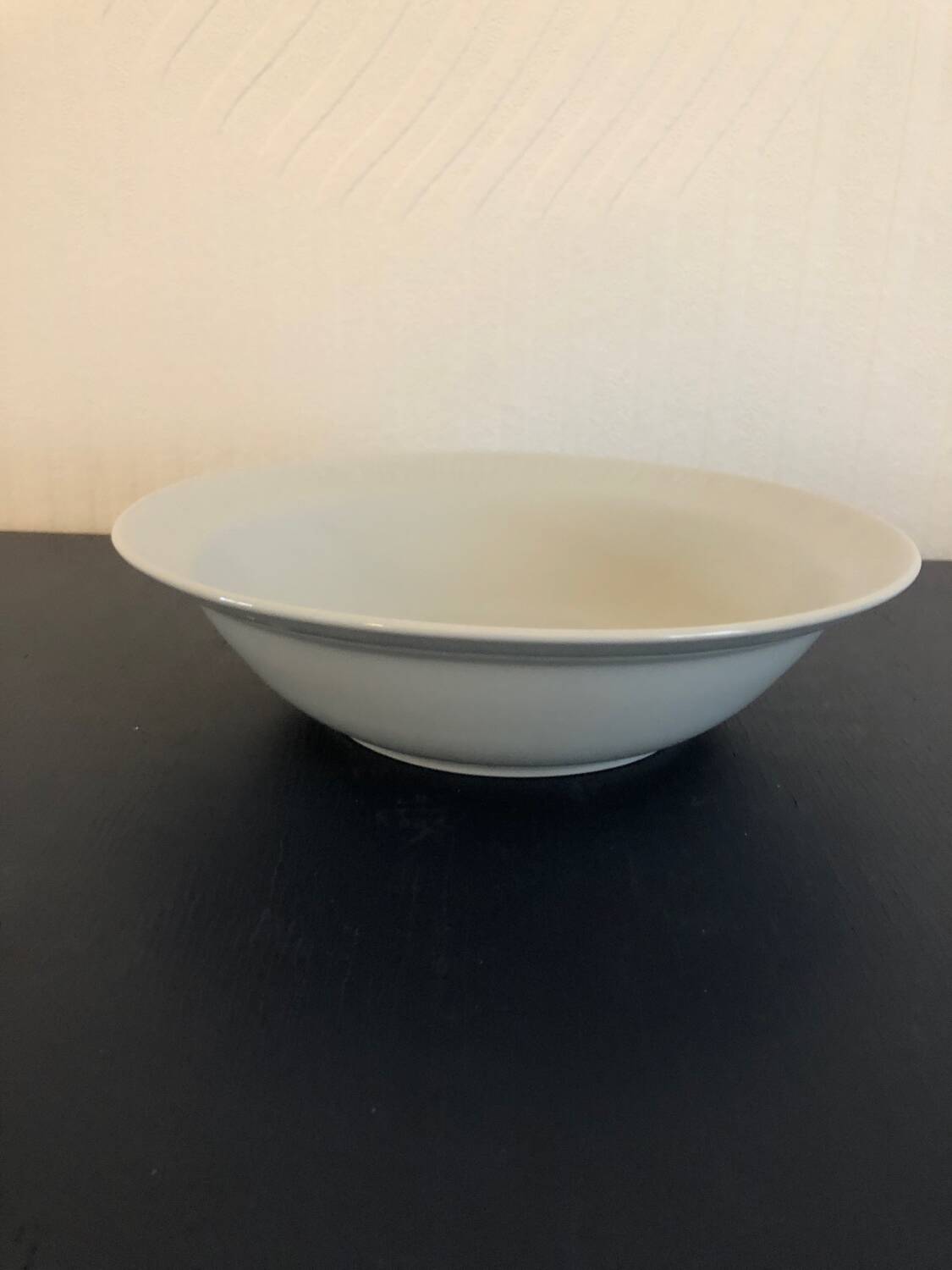 White porcelain vegetable / salad bowl