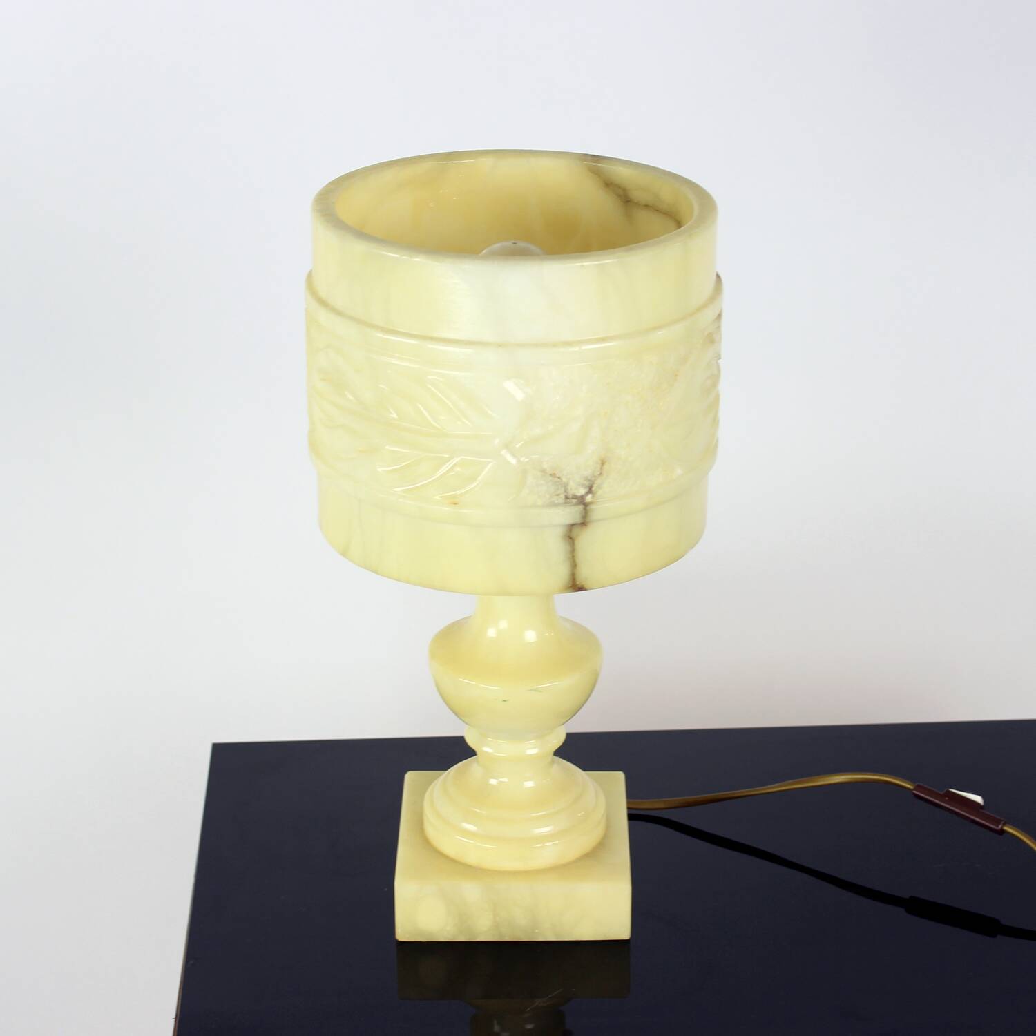 Unique Marble Table Lamp, Norway 1970s