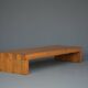 Low Pine Coffee Table in the style of Charlotte Perriand, 1960s