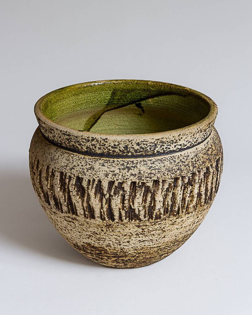 Italian ceramic vase or cachepot, Italy, 1960s