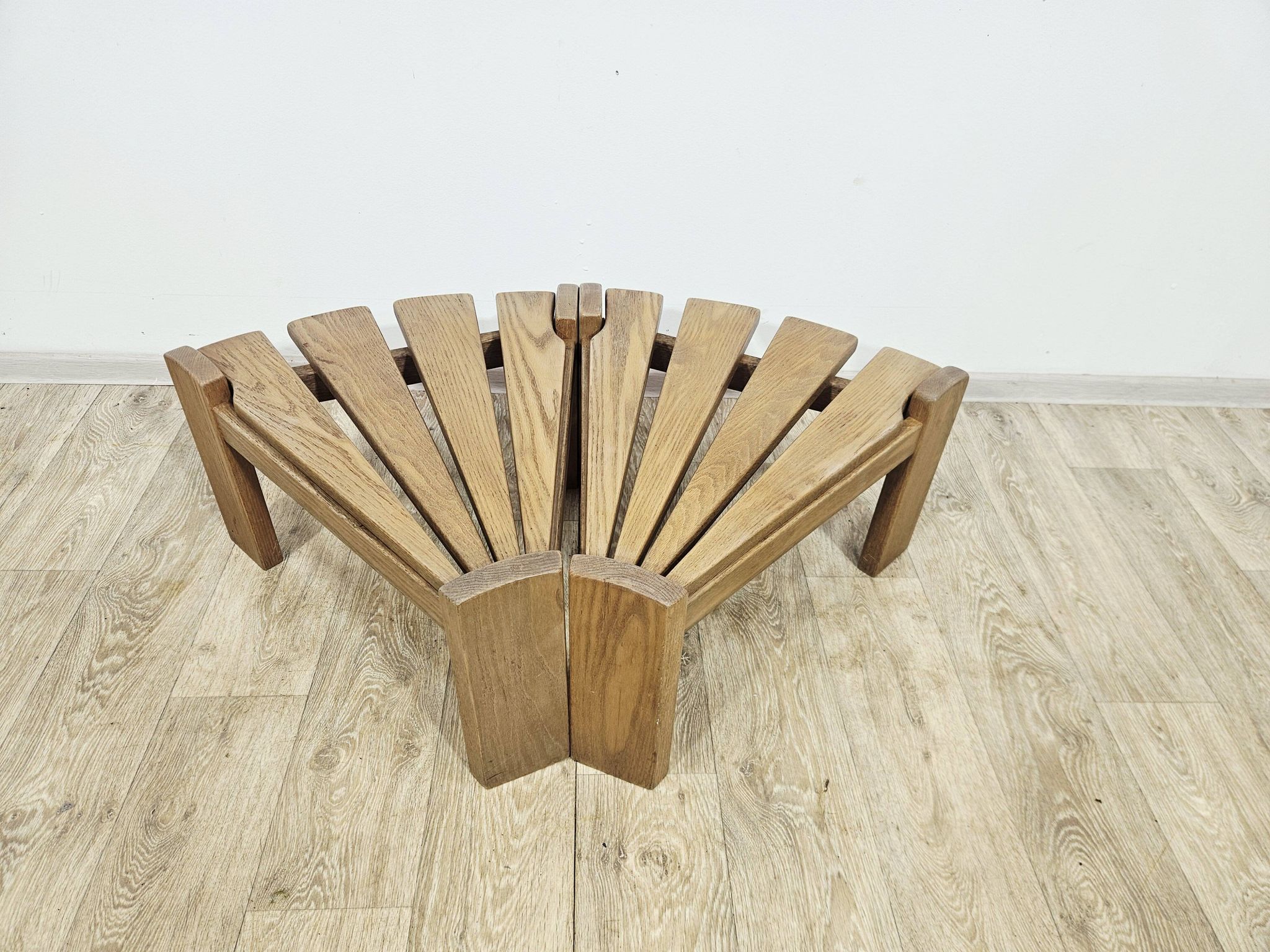 Set of two modular/side tables, Dittman, oak, Netherlands, 1970s.