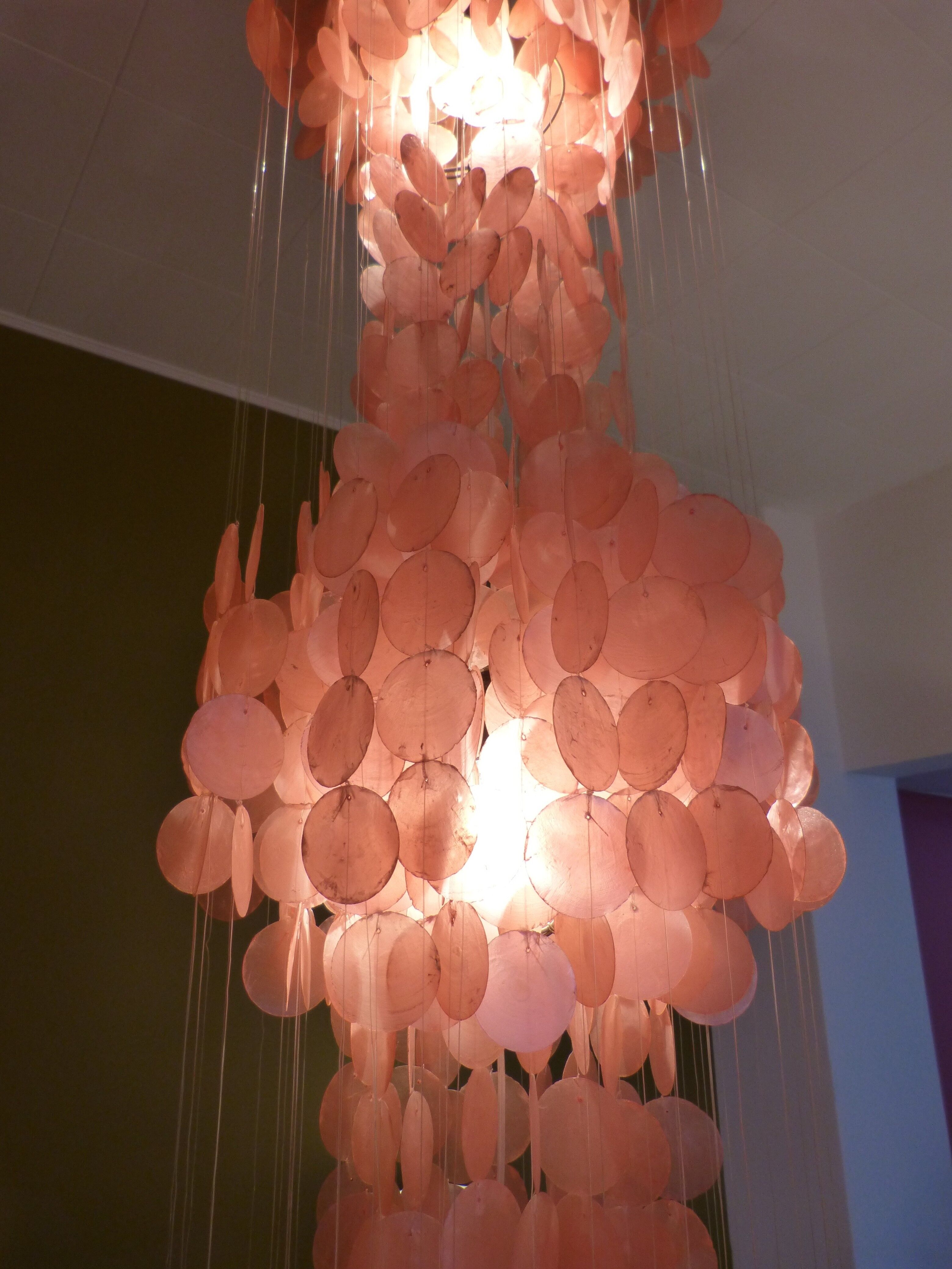 Chandelier in tassels - 70s