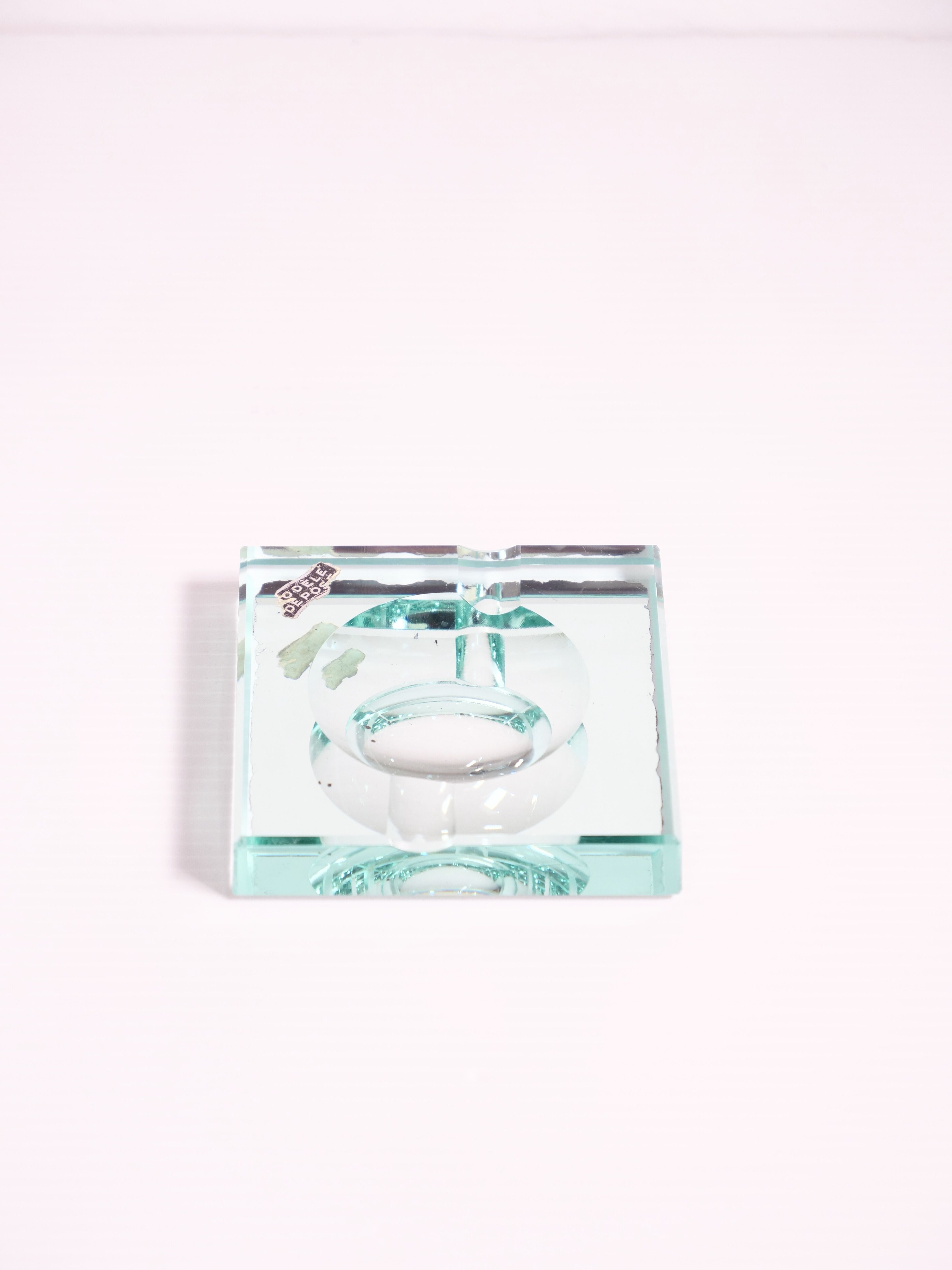 Ashtray art deco mirror by Jean Luce