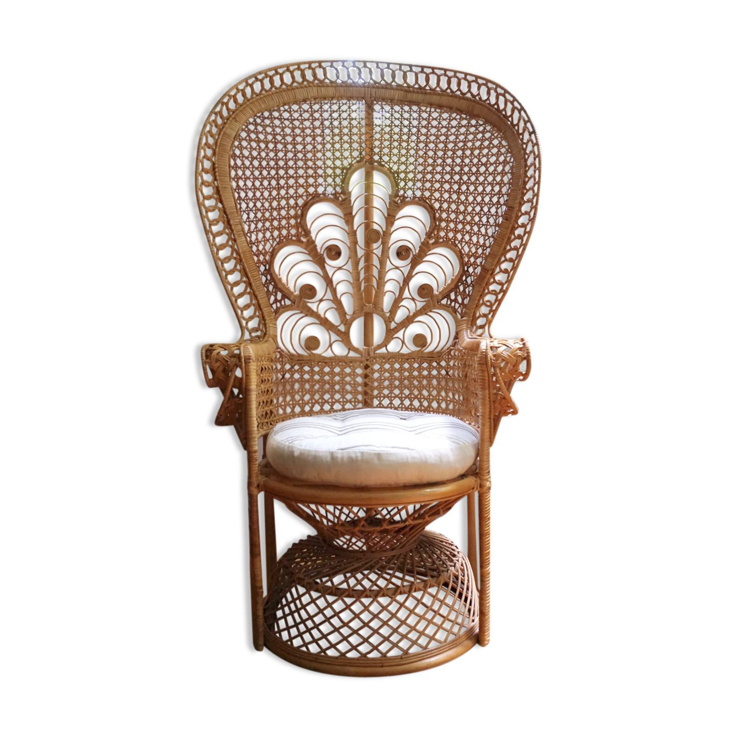 Emmanuelle armchair peacock model
