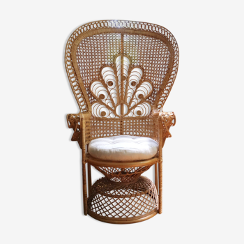 Emmanuelle armchair peacock model