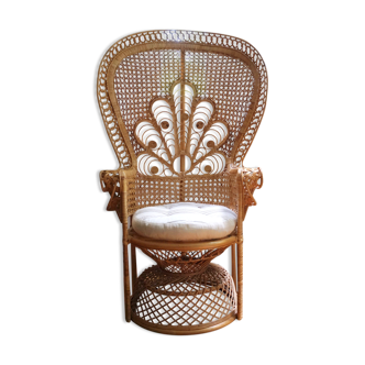 Emmanuelle armchair peacock model