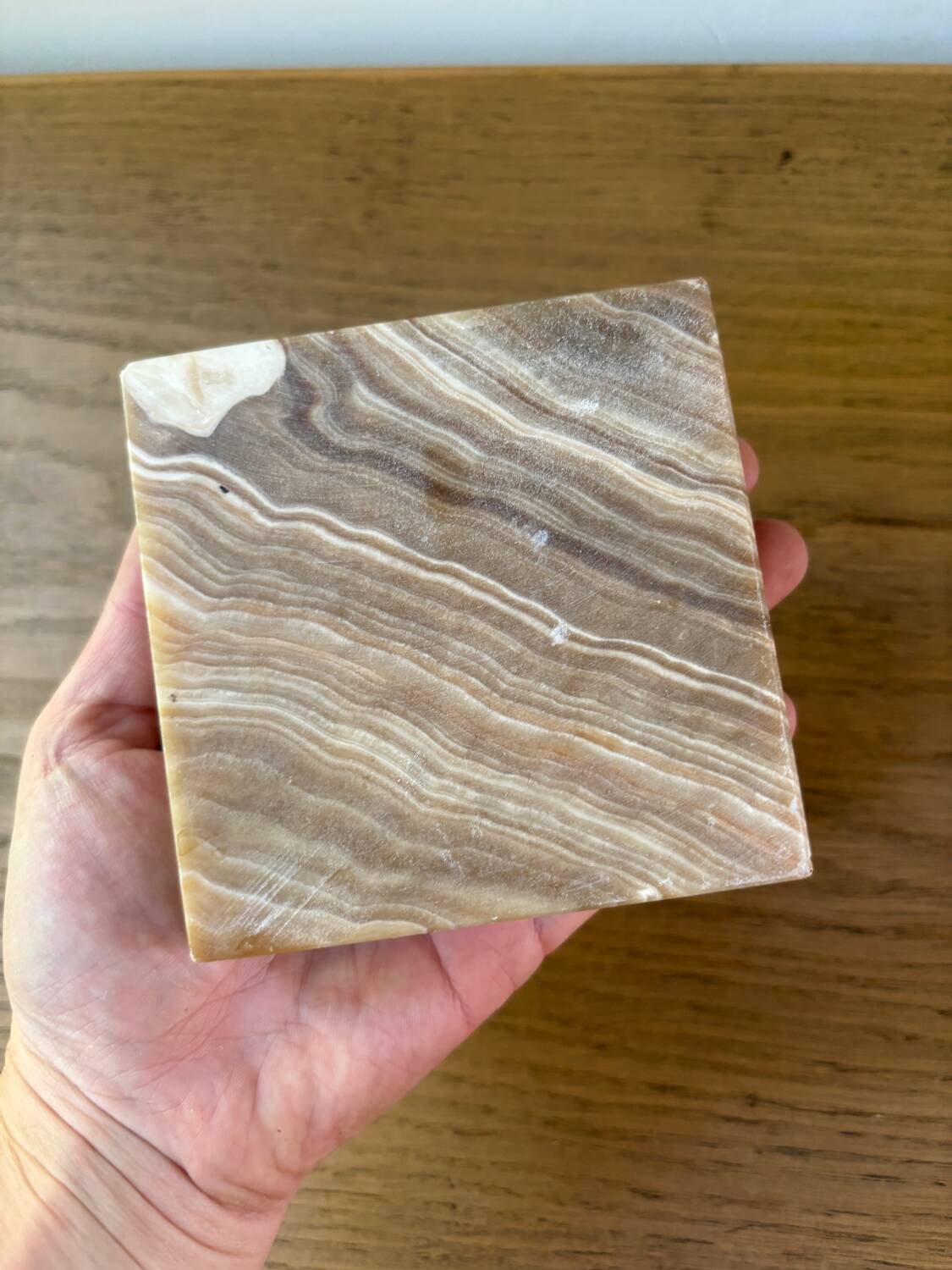 vintage quartz stone ashtray