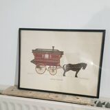 Lithograph Ledge wagon by Allen Davies