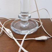 Sheraton glass table lamp, by Michael Bang for Holmegaard - 1970s