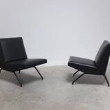 Pair of 'Visiteur' easy chairs by Pierre Guariche for Meurop, 1961